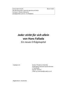 Jeder stirbt für sich allein von Hans Fallada