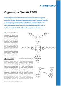 Organische Chemie 2003