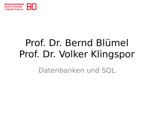 Prof. Dr. Bernd Blümel