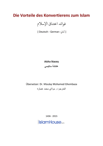 Die Vorteile des Konvertierens zum Islam