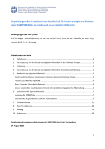 Empfehlungen der Schweizerischen Gesellschaft für Endokrinologie