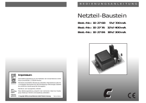 Netzteil-Baustein - www.produktinfo.conrad.com