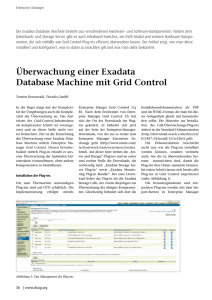 Überwachung einer Exadata Database Machine mit Grid