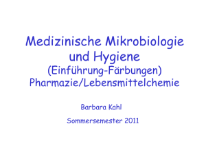 Medizinische Mikrobiologie und Hygiene