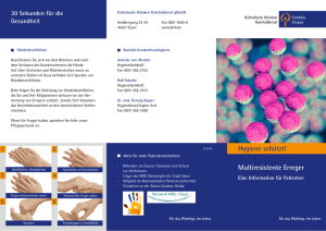 Flyer "MRE" zum - Katholische Kliniken Ruhrhalbinsel