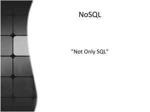"Not Only SQL" - Java User Group Darmstadt