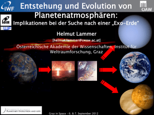 Präsentation PDF - Graz in Space - Österreichische Akademie der