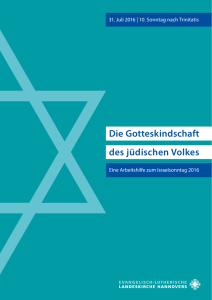 Die Gotteskindschaft des jüdischen Volkes - Augustana