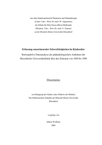 Dissertation im PDF-Format - Universitätsklinikum Düsseldorf