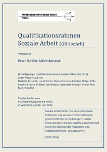 Qualifikationsrahmen Soziale Arbeit (QR SozArb