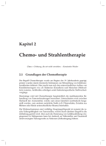 Chemo- und Strahlentherapie - content