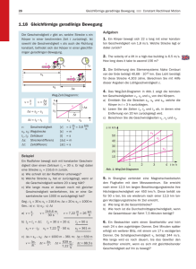 1.18 Gleichförmige geradlinige Bewegung