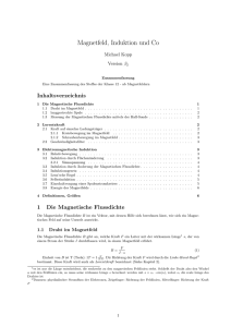 Magnetfeld, Induktion und Co