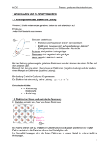 Kurs Elektrotechnik Kapitel 1