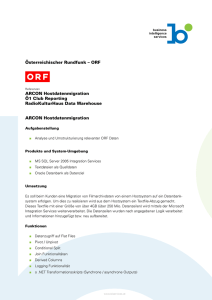 Österreichischer Rundfunk – ORF ARCON