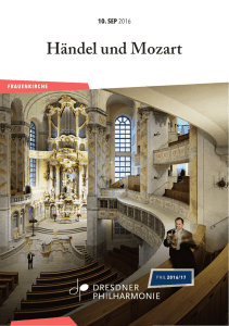 Händel und Mozart - Philharmonie Dresden
