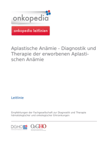 Aplastische Anämie