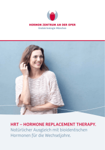 PDF-Broschüre »HRT – Hormone Replacement Therapy
