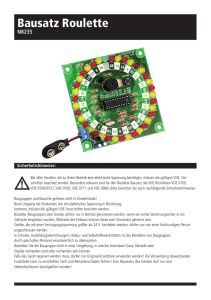 Bausatz Roulette - Neuhold Elektronik