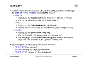 5.3.4 SELECT - Friedrich-Schiller