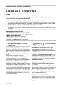 Eliquis ® 5 mg Filmtabletten