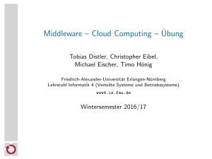Middleware – Cloud Computing – Übung - Friedrich
