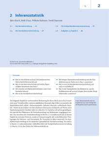 2 Inferenzstatistik