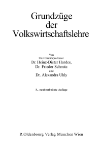 Grundzüge der Volkswirtschaftslehre