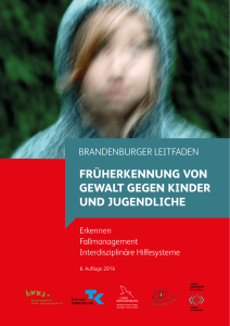 Fr&uuml;herkennung von Gewalt gegen Kinder und Jugendliche