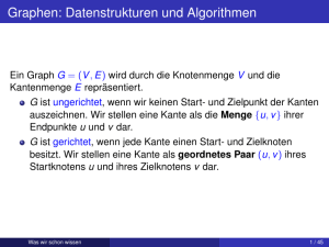 Kapitel 3 – Graphalgorithmen