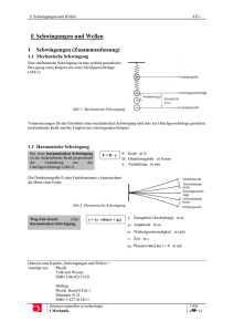 E Schwingungen und Wellen