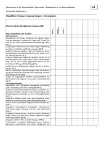 Checklisten KRL übergeordnete und konkretisierte