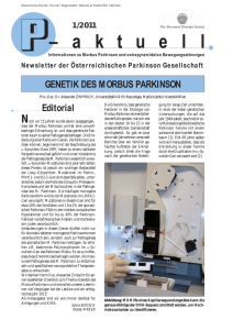 – a k t u e l l - Österreichische Parkinson Gesellschaft