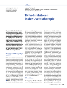 TNFα-Inhibitoren in der Uveitistherapie