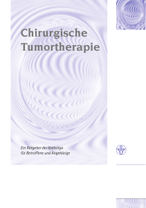 Chirurgische Tumortherapie