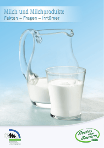 Milch und Milchprodukte