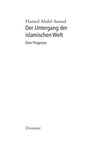 Der Untergang der islamischen Welt