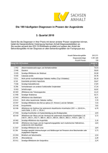 3. Quartal 2010 - Kassenärztliche Vereinigung Sachsen