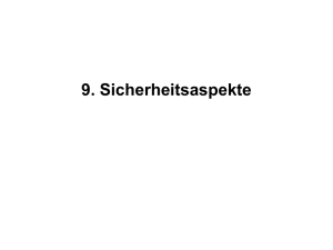 9. Sicherheitsaspekte