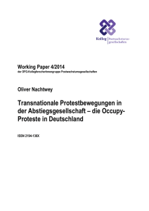 Transnationale Protestbewegungen in der Abstiegsgesellschaft