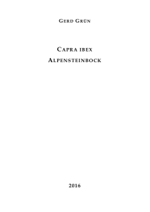 Capra ibex Alpensteinbock, pdf