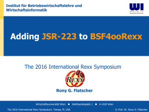 Adding JSR-223 to BSF4ooRexx - The Rexx Language Association