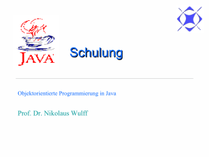 Java Schulung Grundlagen und Übersicht