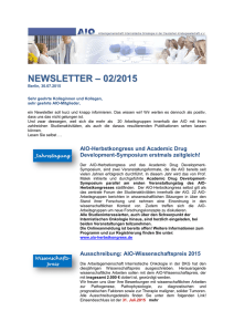 Newsletter Juli 2015 - Arbeitsgemeinschaft Internistische