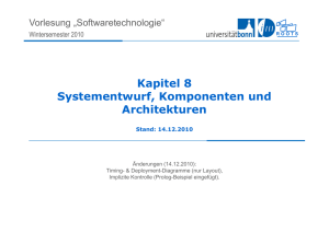 Kapitel 8 Systementwurf, Komponenten und Architekturen - SE-Wiki