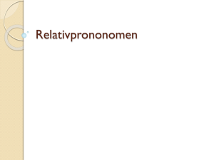 Relativprononomen