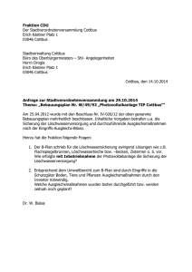 Anfrage - CDU Cottbus