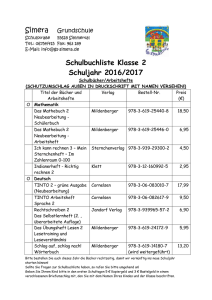 SBL Klasse 2 2016/17 - Grundschule Simera in Simmertal
