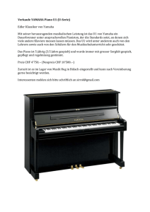 Verkaufe YAMAHA Piano U1 (U-Serie) Edler Klassiker von Yamaha
