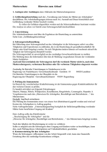 M2. Ablauf Mutterschutz - Regierung der Oberpfalz